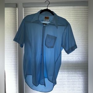 Vintage light blue button down